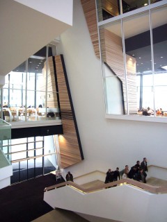 Linde Agora Aufgang Restaurant