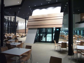 Linde Agora Restaurant West Nachtstimmung