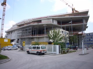 Linde Agora Rohbau Nordseite