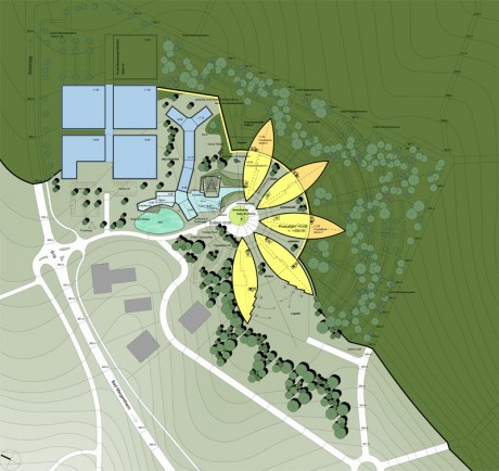 Masterplankonzeption Wittenstein AG, Grundriss Ebene 01
