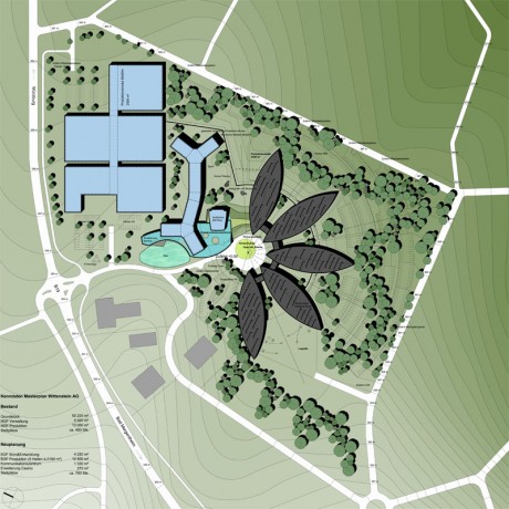 Masterplankonzeption Wittenstein AG, Lageplan