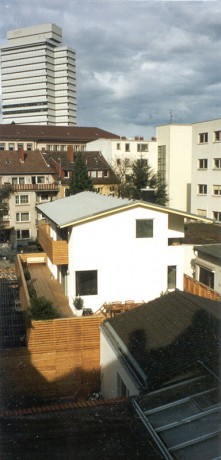 Neubau Wohnhaus Boßert, Hotelblick